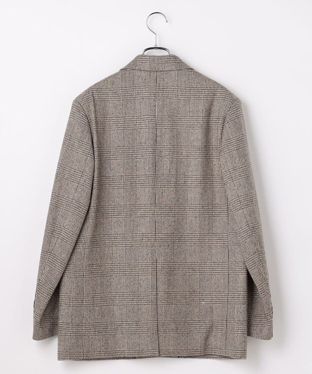 #Newans 【高山都さんコラボ】オーバーサイズテーラードジャケット ベージュチェック
