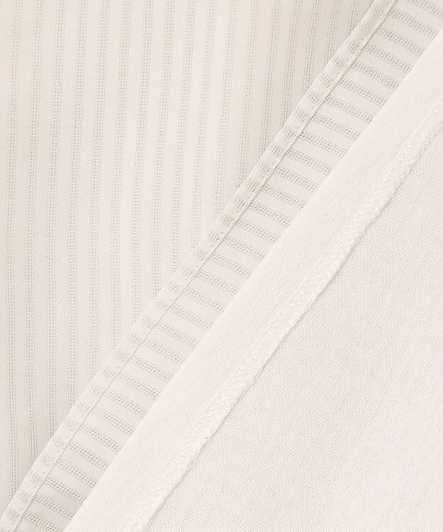 J.PRESS LADIES S カラミストライプ カットソー グレージュ系1