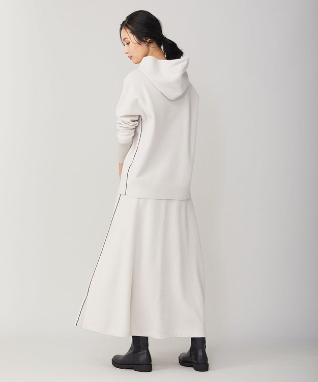 ICB L 【WEB限定カラーあり】ミルドウール ニットスカート トープ系