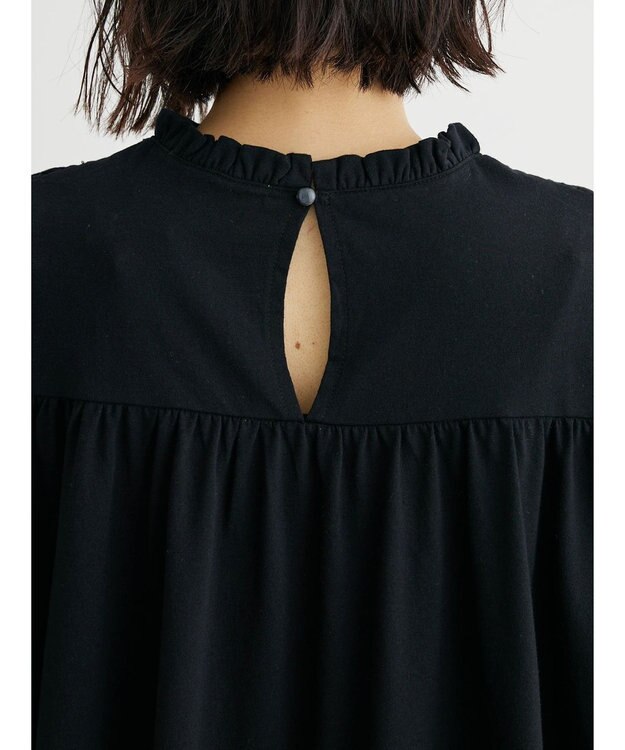 Green Parks Ｂ．スモッキングカットプルオーバー Red