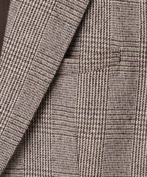 #Newans 【高山都さんコラボ】オーバーサイズテーラードジャケット ベージュチェック