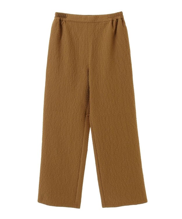 CRAFT STANDARD BOUTIQUE ふくれジャガードパンツ Camel