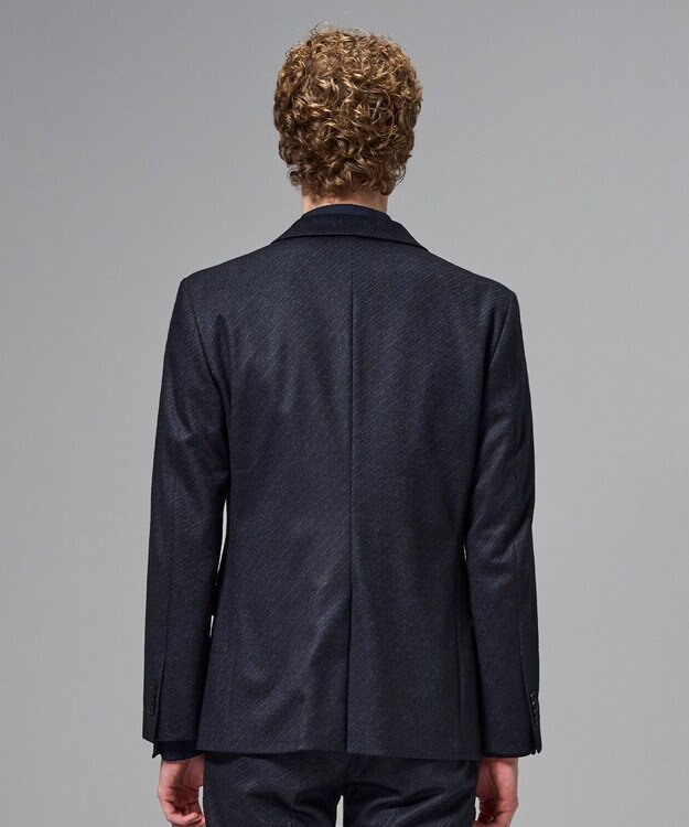 JOSEPH HOMME 新素材【セットアップ対応 / ストレッチ】スロープドビージャージー　ジャケット ネイビー系