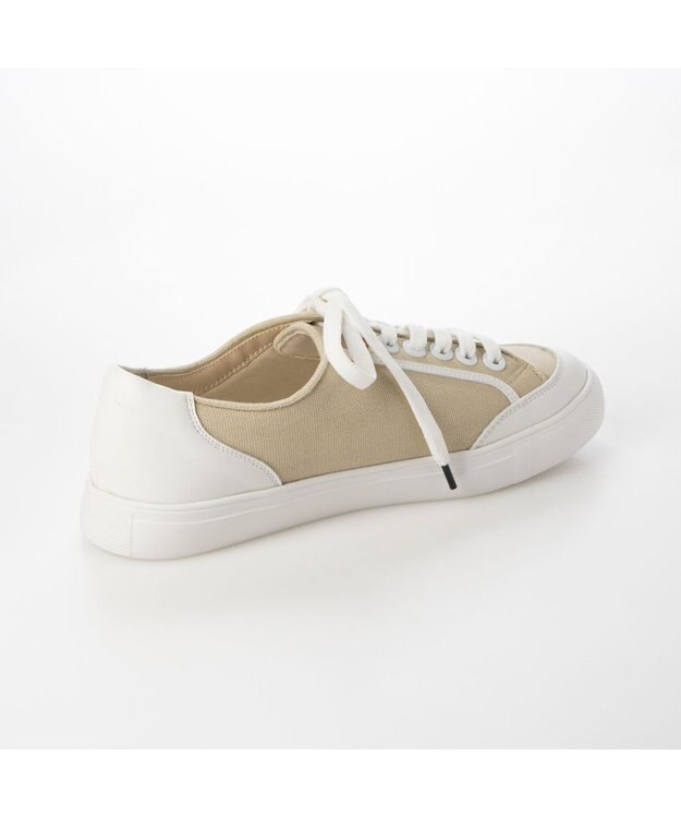 MODE ET JACOMO <carino>【レイン対応】【軽量】レースアップスニーカー ベージュ