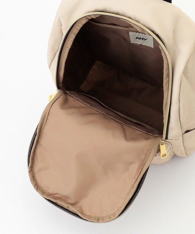 ANY 【A4サイズ収納可】撥水リュック ベージュ