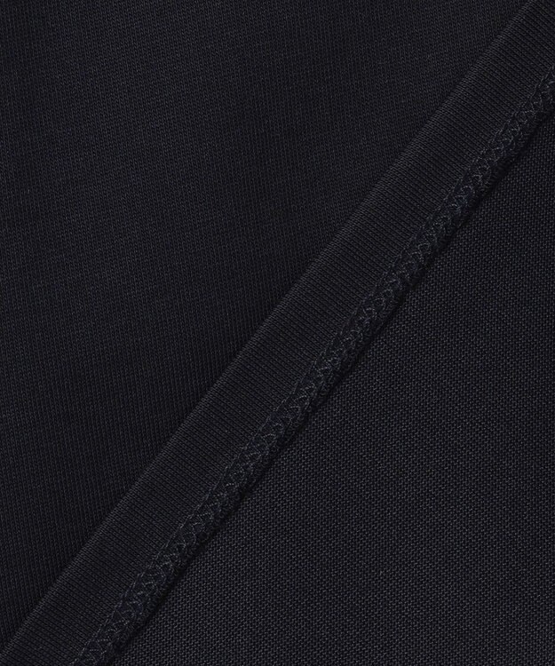 組曲 【先行予約】GIZAコットンチュールコンビ カットソー ネイビー系