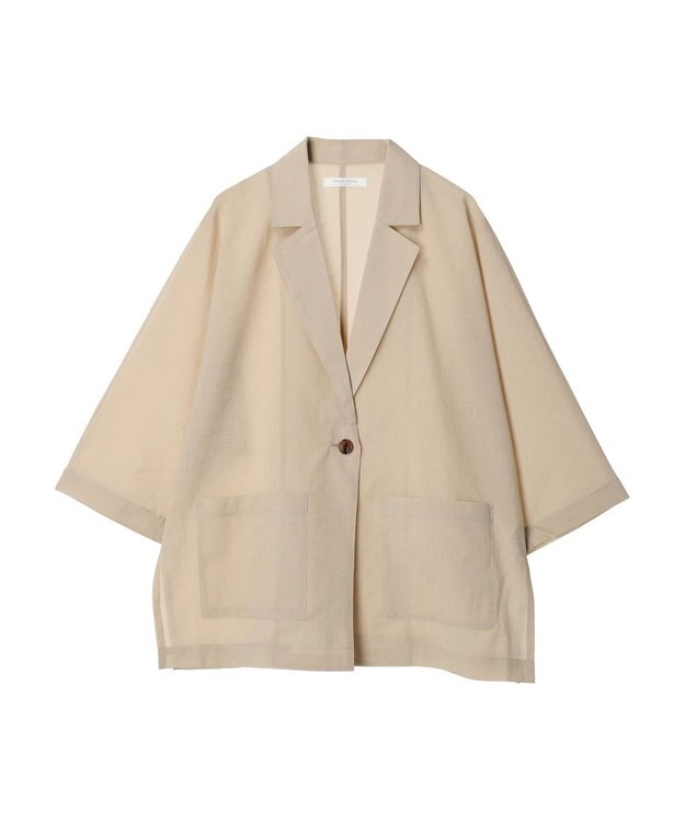 Green Parks ドルマンスリーブシアージャケット Beige