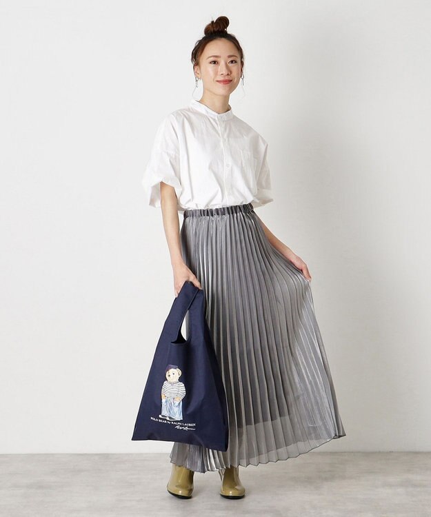 MOONBAT 【2WAY/撥水】POLO RALPH LAUREN フレンチベア ベルト付きレインバッグ ネイビーブルー