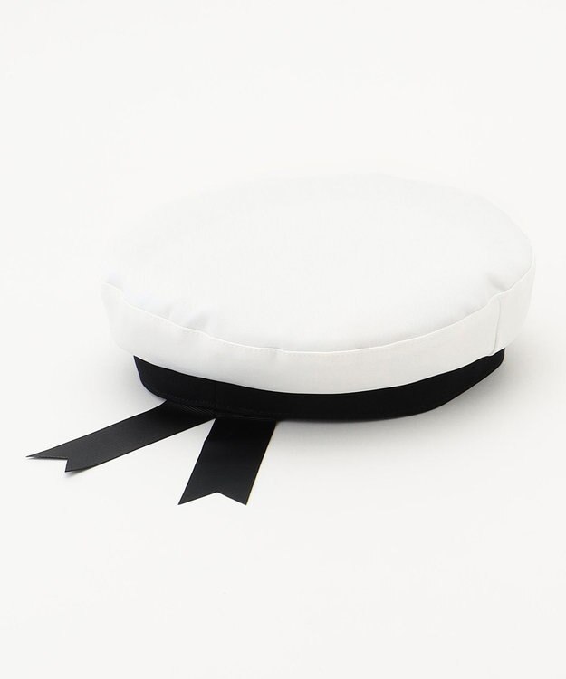 ANY KIDS 【カードキャプターさくら×any FAM】友枝小学校 制服帽子風 ベレー帽 オフホワイト