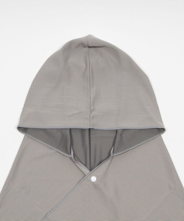 WEGO 【レインコート】冷感ポンチョ グレー