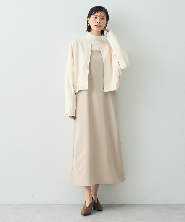YECCA VECCA 【2点SET】ブルゾンセットキャミワンピース Ivory