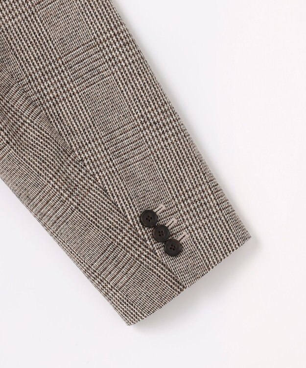 #Newans 【高山都さんコラボ】オーバーサイズテーラードジャケット ベージュチェック