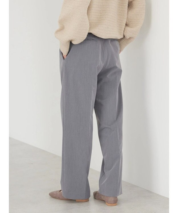 AMERICAN HOLIC 美・美・美あったかタックワイドパンツ Gray Mixture