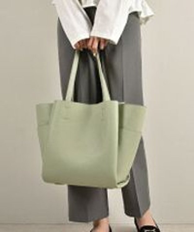 LA BAGAGERIE 【MONICA】収納いっぱいA4トート ライトグリーン