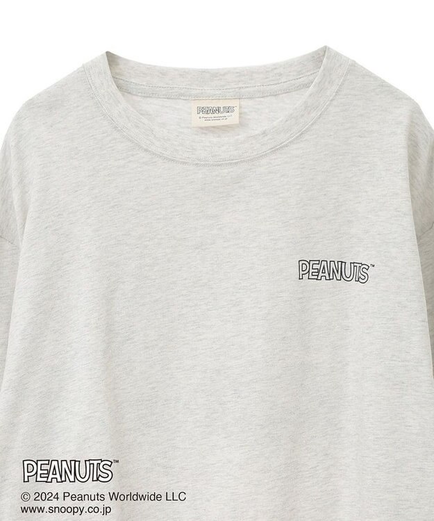 Green Parks ■ＰＥＡＮＵＴＳ　バックビューロンＴ Oatmeal