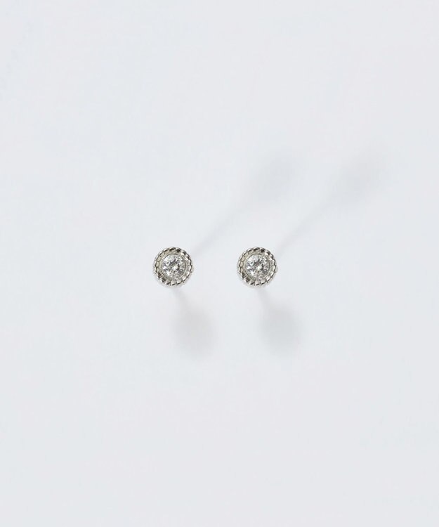 Phoebe 【金属アレルギー対応】プチシャイニングピアス　シルバー/サージカルステンレス シルバー