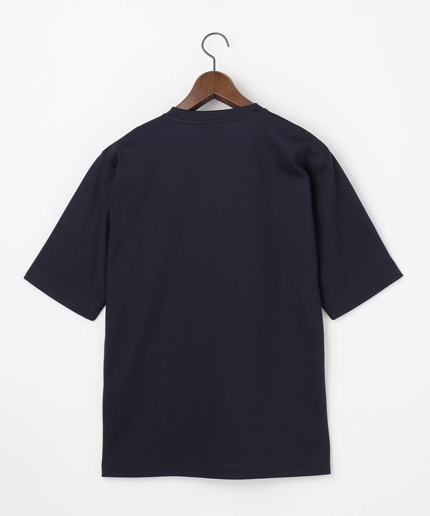 JOSEPH ABBOUD 【キングサイズ・ジャージー素材・ストレッチ】コンパクトコットンジャージー Tシャツ ネイビー系