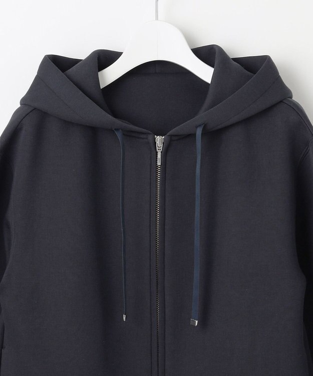 J.PRESS LADIES S ダンボールジャージー パーカー ネイビー系