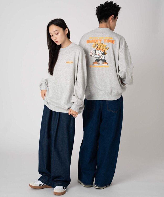 WEGO 【ユニセックス着用ITEM/SMLサイズ展開】アソートグラフィックプルオーバー2 柄44