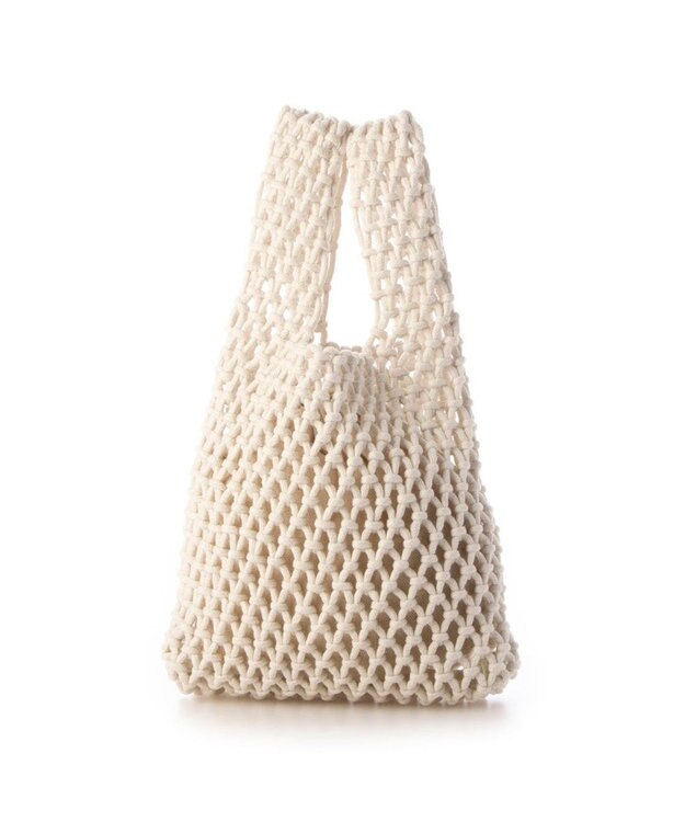 UNBILLION カシュカシュ cachecache / マクラメ2wayチェーンショルダー アイボリー