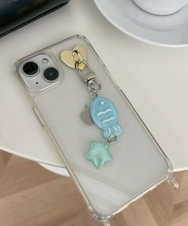 WEGO キラキラおさかなキーホルダー グリーンその他