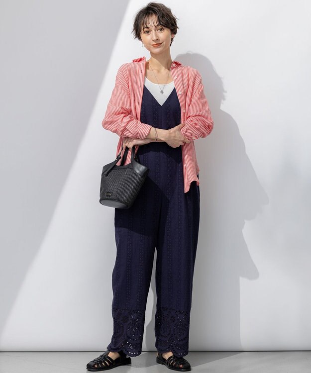 23区 雑材 ショルダーバッグ ブラック×ブラック