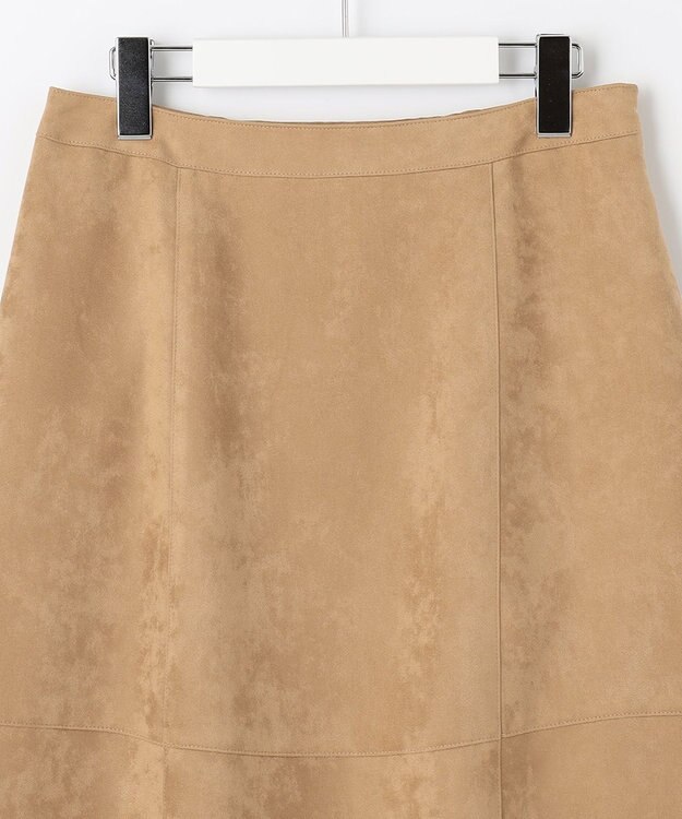 J.PRESS LADIES 【洗える】ソフィーヌスエード スカート キャメル系
