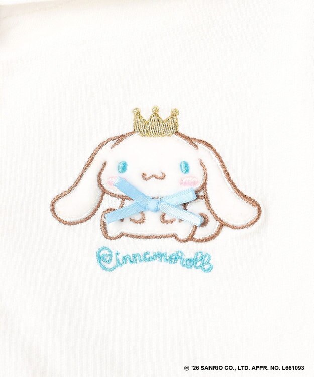 ANY KIDS 【シナモロール×ANY KIDS】なりきりパーカー オフホワイト