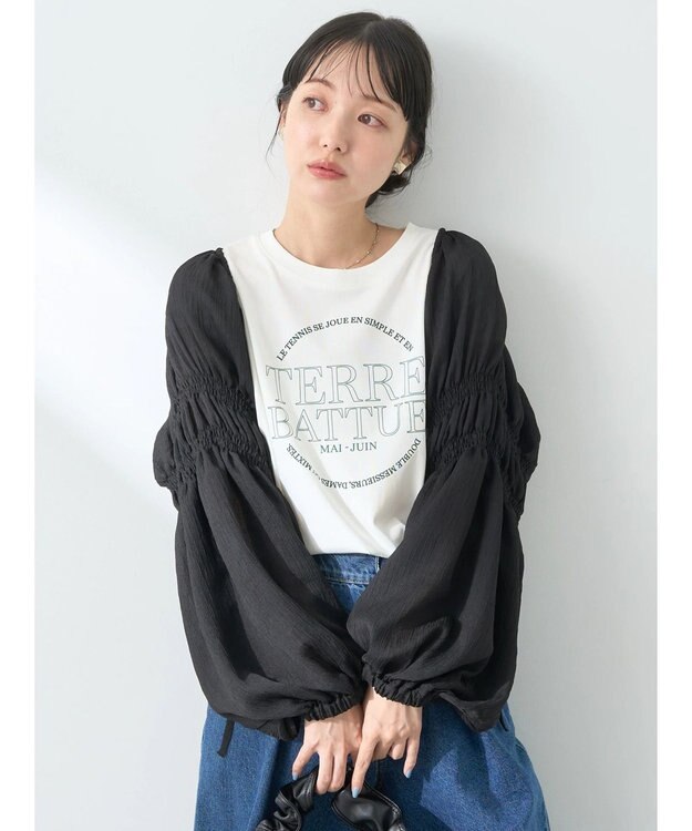 earth music&ecology シアーボレロ Black