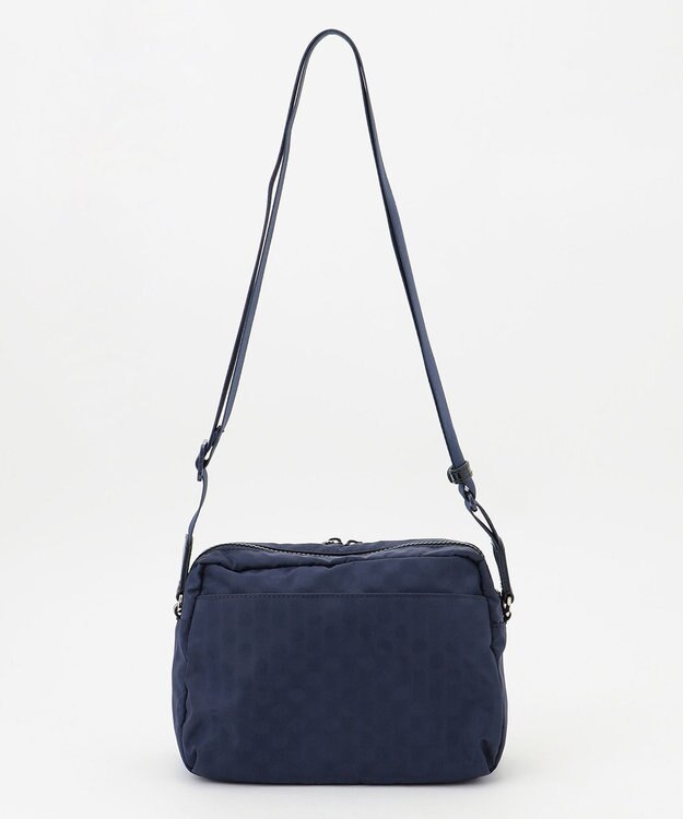 Y'SACCS 【ムック本掲載】Polka Dots スクエアポシェット ネイビー