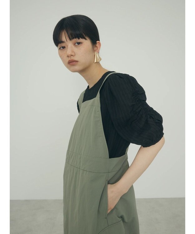 Green Parks ａ．ポケット付きジャンスカ Khaki