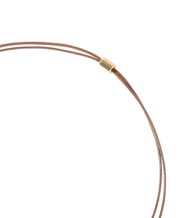 YECCA VECCA パイプコードネックレス Gold