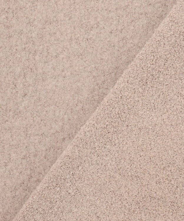 J.PRESS LADIES S ブークレー ノーカラーアウター ベージュ系