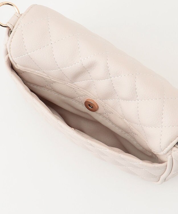 組曲 2WAYキルティングショルダーバッグ アイボリー系