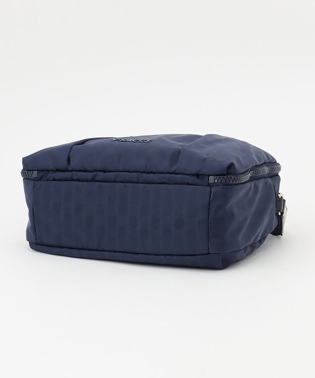 Y'SACCS 【ムック本掲載】Polka Dots スクエアポシェット ネイビー