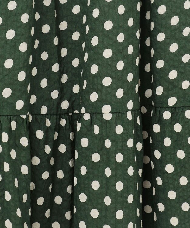 TOCCA 【洗える】MELODY ロング丈ドレス グリーン系5