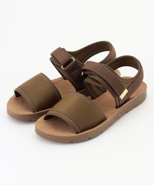 ANY ベルトラインサンダル ブラウン