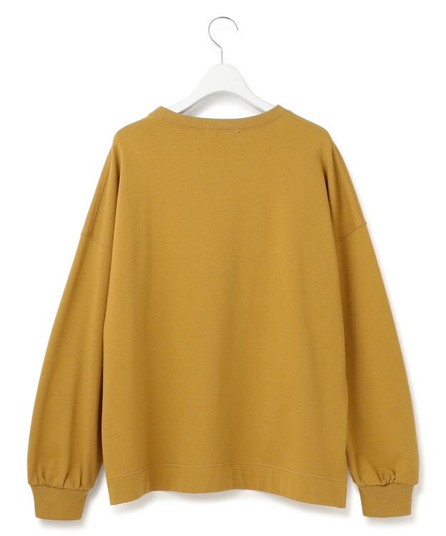 23区 【洗える】ライトコットンテリー ロゴ カットソー イエロー系