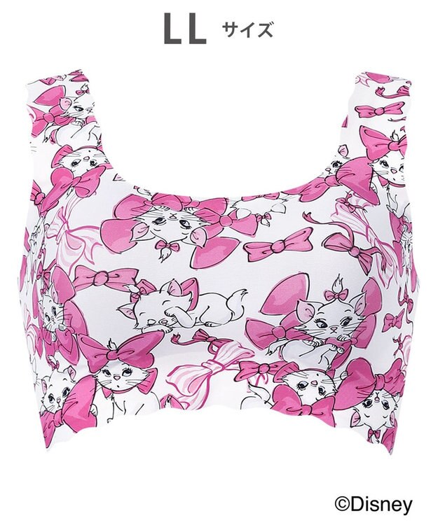 WACOAL ノンワイヤーブラ [GOCOCi][ワコール] Disneyコレクション 伸びのよい素材を使用 立体的なバストシルエット ゴコチ ハーフトップ ブラトップ レディース CGG537 /ワコール ピンク