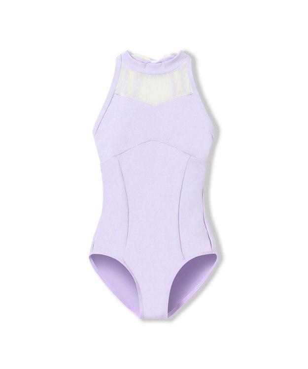 Chacott ハイネックレオタード ラベンダー