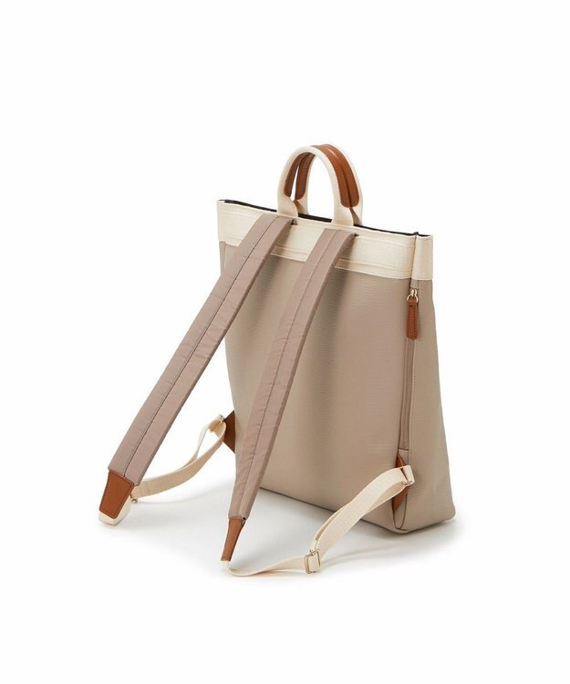 TOPKAPI 【Breath TOPKAPI】RIPPLE リプル A4 トート リュック / バックパック 撥水 ペールベージュ