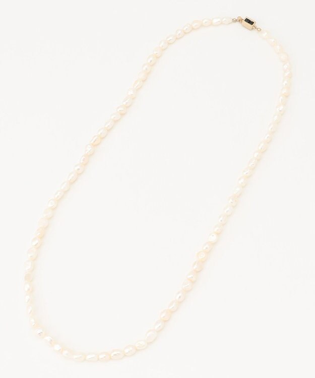 自由区 【3WAY】淡水パールロング ネックレス ゴールド