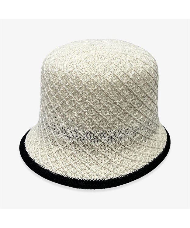 林八百吉商店 un chapeau  バイカラーサーモハット ホワイト