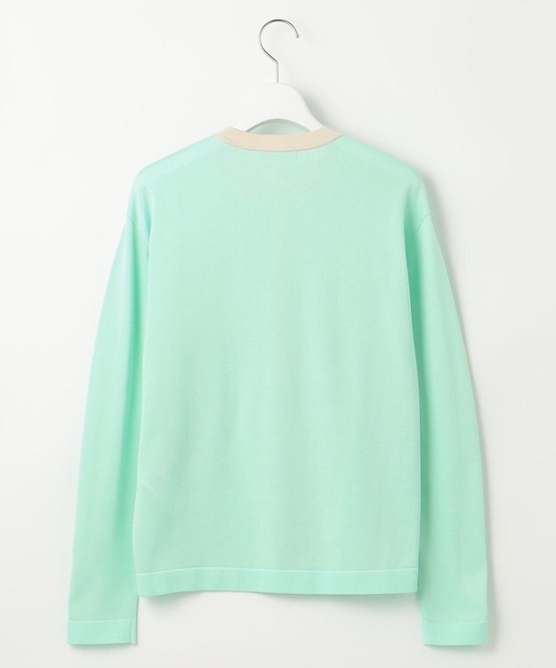 自由区 L 【アンサンブル対応・洗える】シャインハイゲージ カーディガン ミント