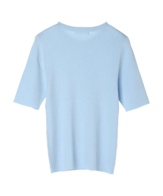 Green Parks 洗える　コンパクトニットプルオーバー Light Blue