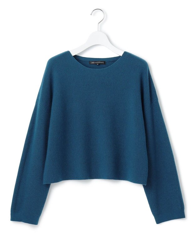 23区 S 【洗える】レイヤードニットツイン ワンピース ピーコックグリーン系