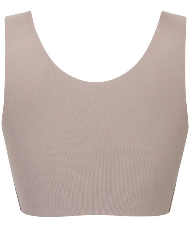 Wing ノンワイヤーブラ 【綿の贅沢】 綿混素材 ラクなのにきれい ハーフトップ KB1031 ウイング／ワコール ブラウン