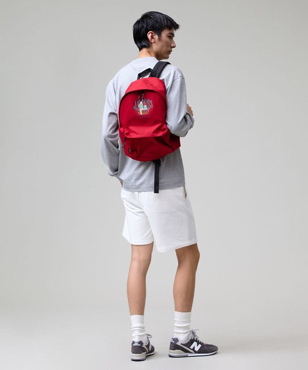 J.PRESS MEN 【AaronChang】【UNISEX】プリントロングスリーブ Tシャツ ライトグレー系