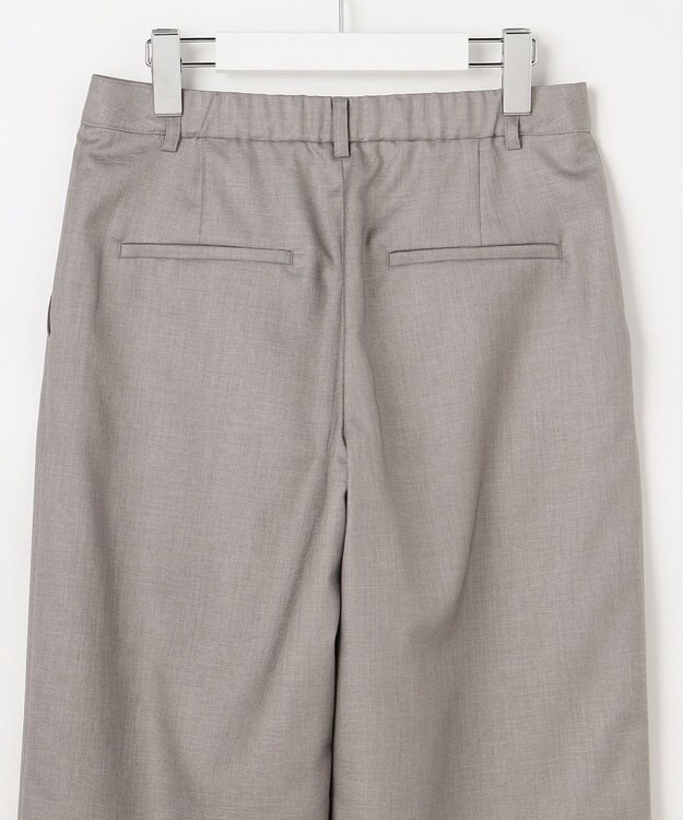 J.PRESS LADIES L OXIJEWEL ストレッチ ストレート パンツ グレー系