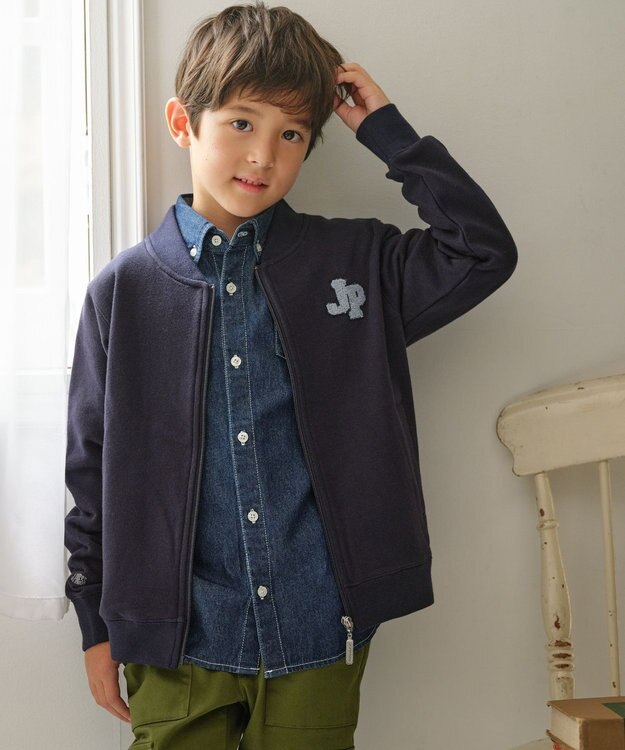 J.PRESS KIDS 【140-170cm】トラック ブルゾン ネイビー系